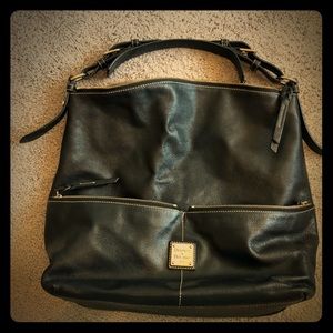 Black Leather Dooney & Bourke